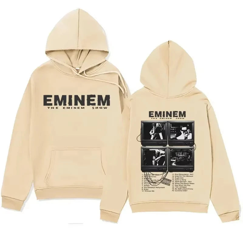 Eminem World Tour Graphic Oversized Hoodie