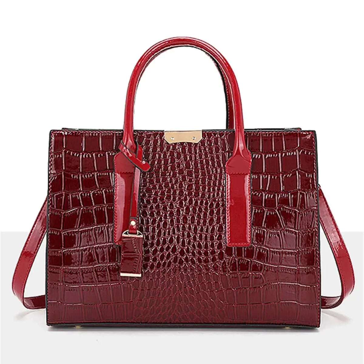 Exquisite Women's Crocodile Shoulder Bag