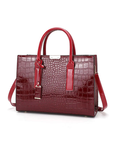 Exquisite Women's Crocodile Shoulder Bag