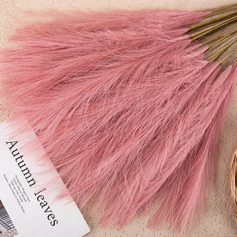 Boho Decor Fluffy Pampas Grass Fake Plant
