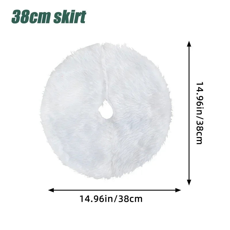 38/40cm Foot Carpet Skirts - Christmas Tree Rug