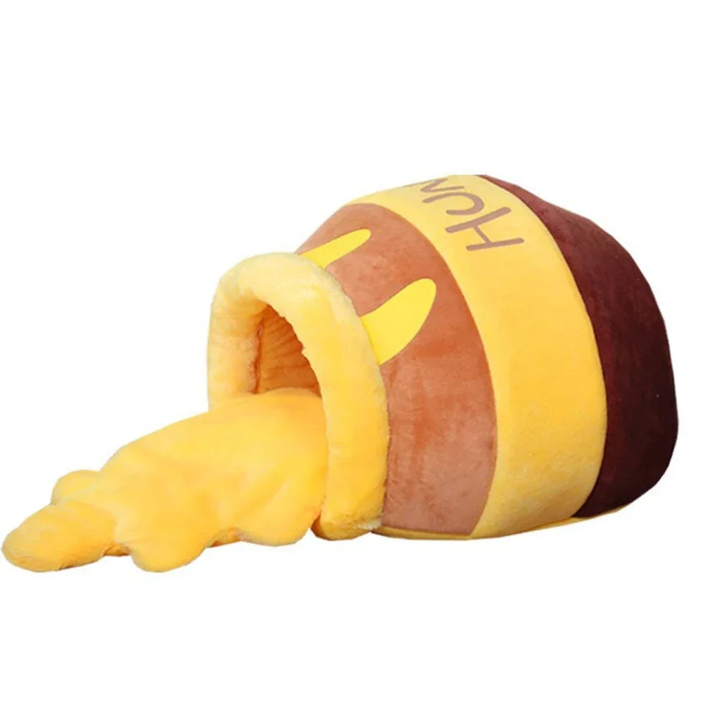 Four Seasons Plush Mat Cats Cushion Basket