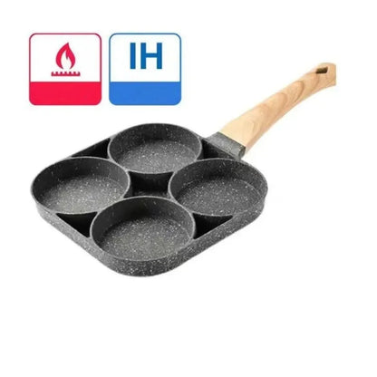 4hole Thickened Aluminum Frying Pot