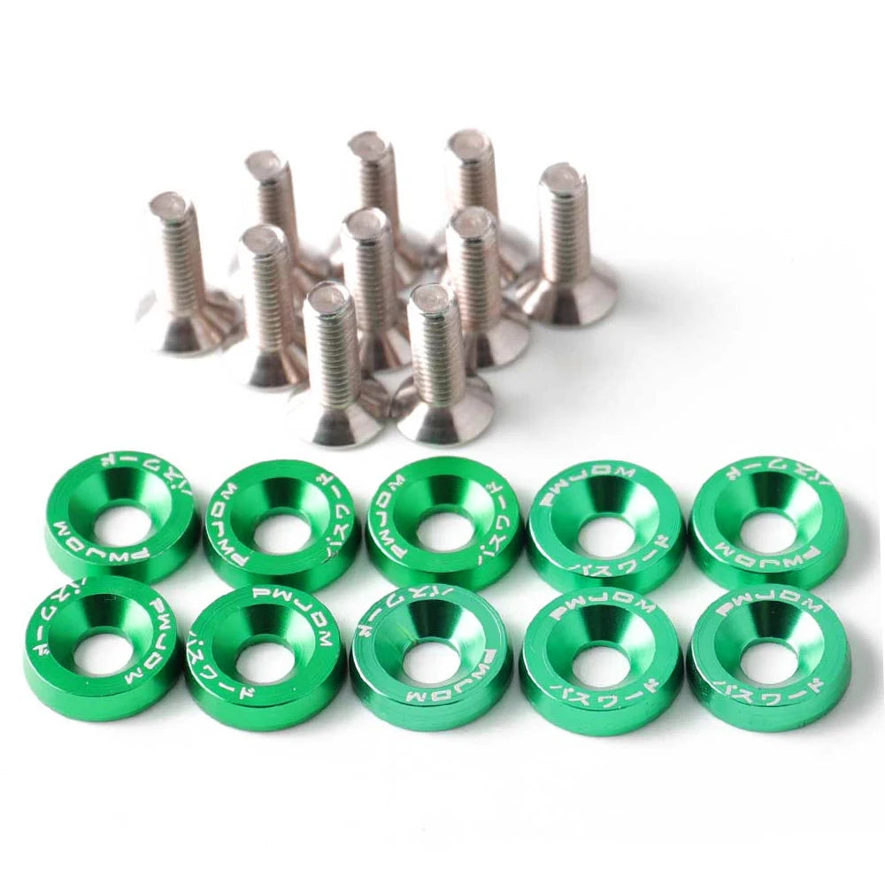 Gasket Engine Compartment Fender Washer Bolts Kit