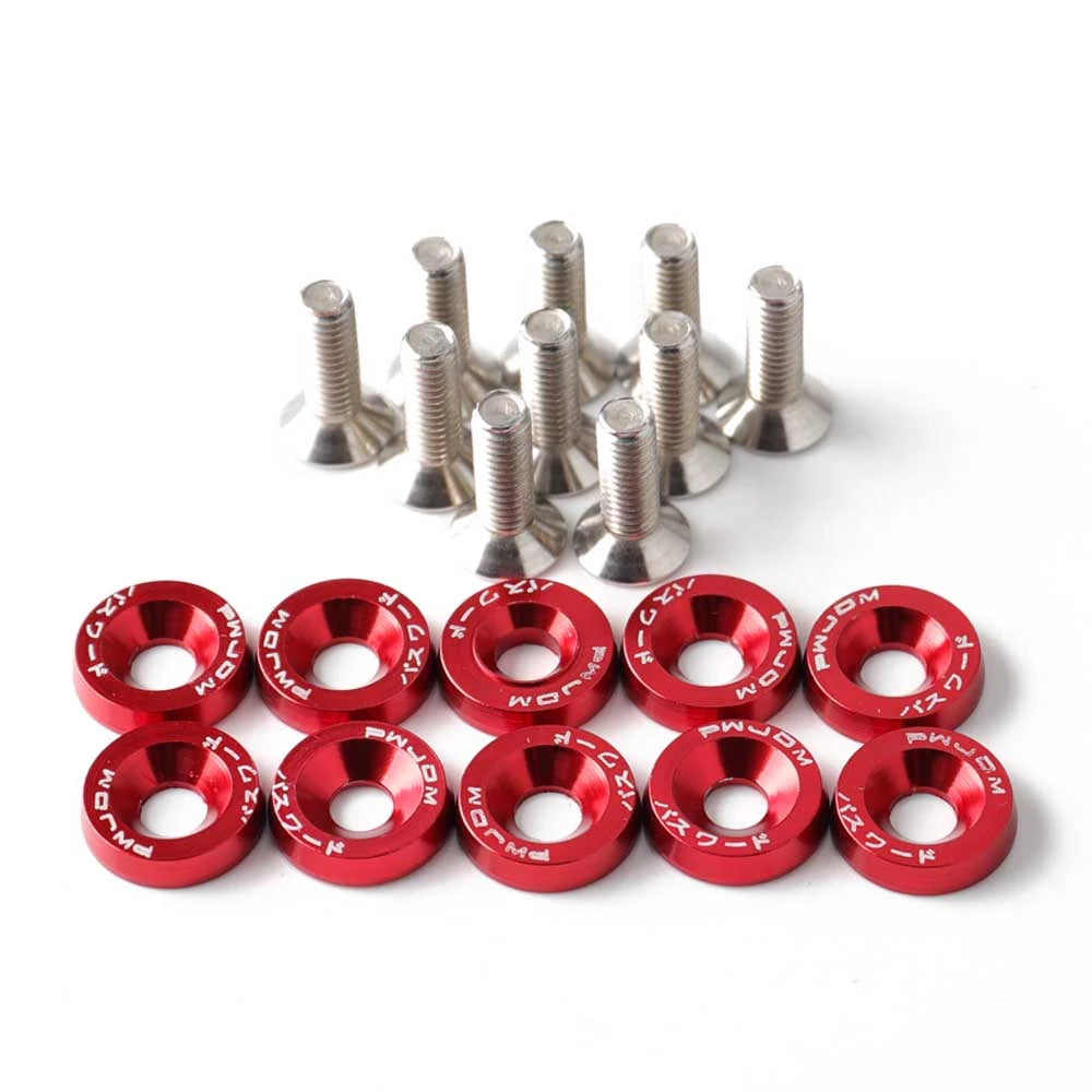 Gasket Engine Compartment Fender Washer Bolts Kit