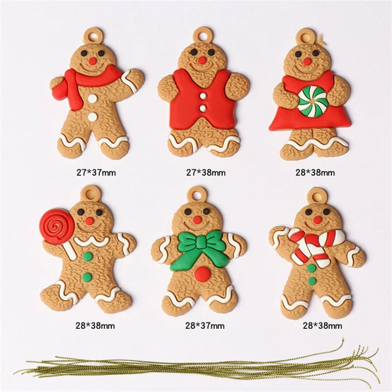 Gingerbread Man Ornaments for xmas Tree Decorations