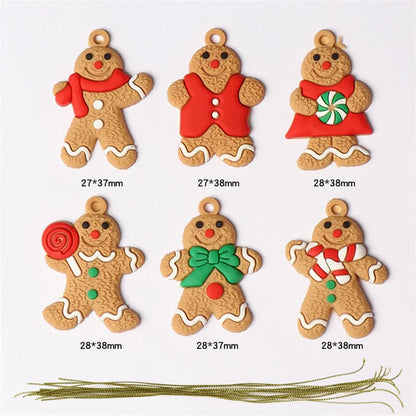 Gingerbread Man Ornaments for xmas Tree Decorations