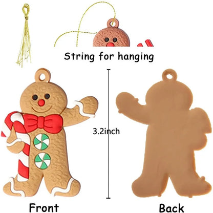 Gingerbread Man Ornaments for xmas Tree Decorations