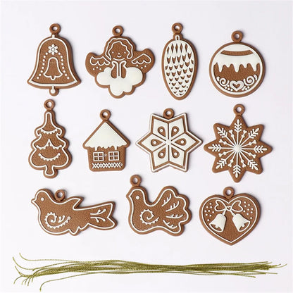 Gingerbread Man Ornaments for xmas Tree Decorations
