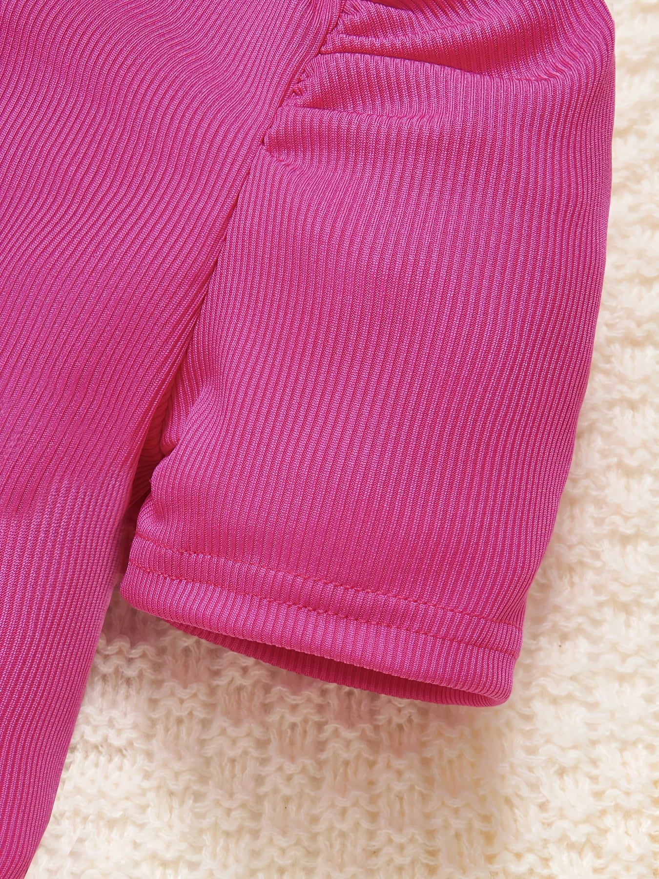 Girl's Puff Sleeve Summer Floral Leg Pant Set