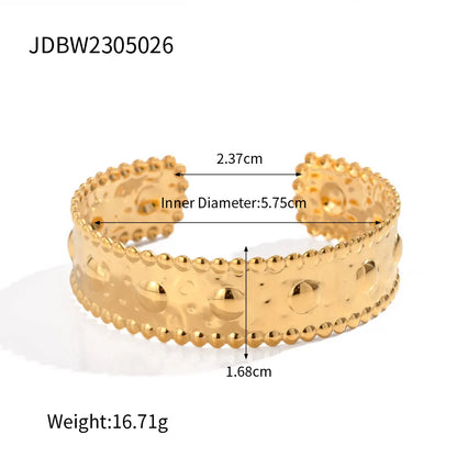 Gold-Plated Cuff Bracelets