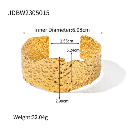 Gold-Plated Cuff Bracelets