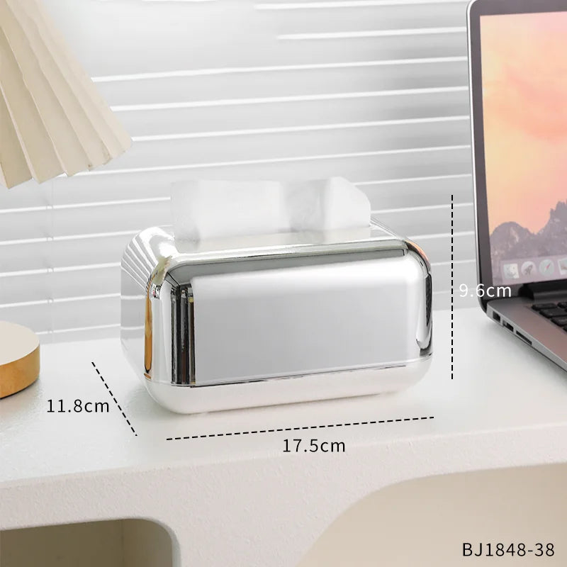 Golden Kitchen Tissue Box Holder