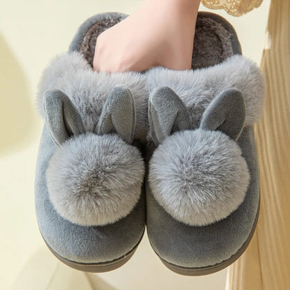 Unisex Rabbit Pattern Home Slippers