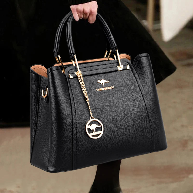 Sacs à main de luxe en cuir souple pour femmes