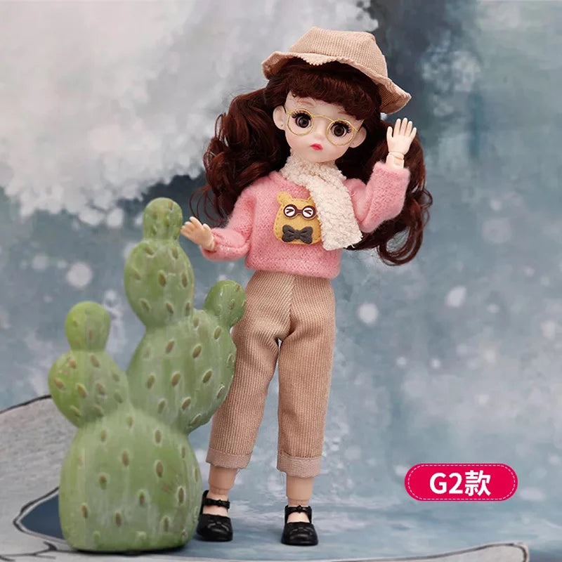 Girl Brown Eyes Doll - Kids Toys