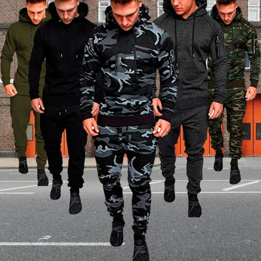 Breathable Fitness Running Hoodie Tracksuit