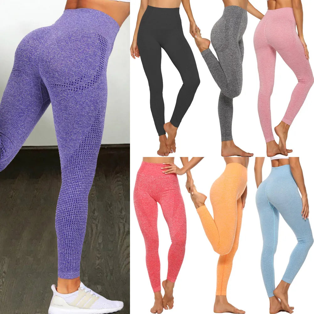 Nahtlose Push-Up-Leggings mit hoher Taille