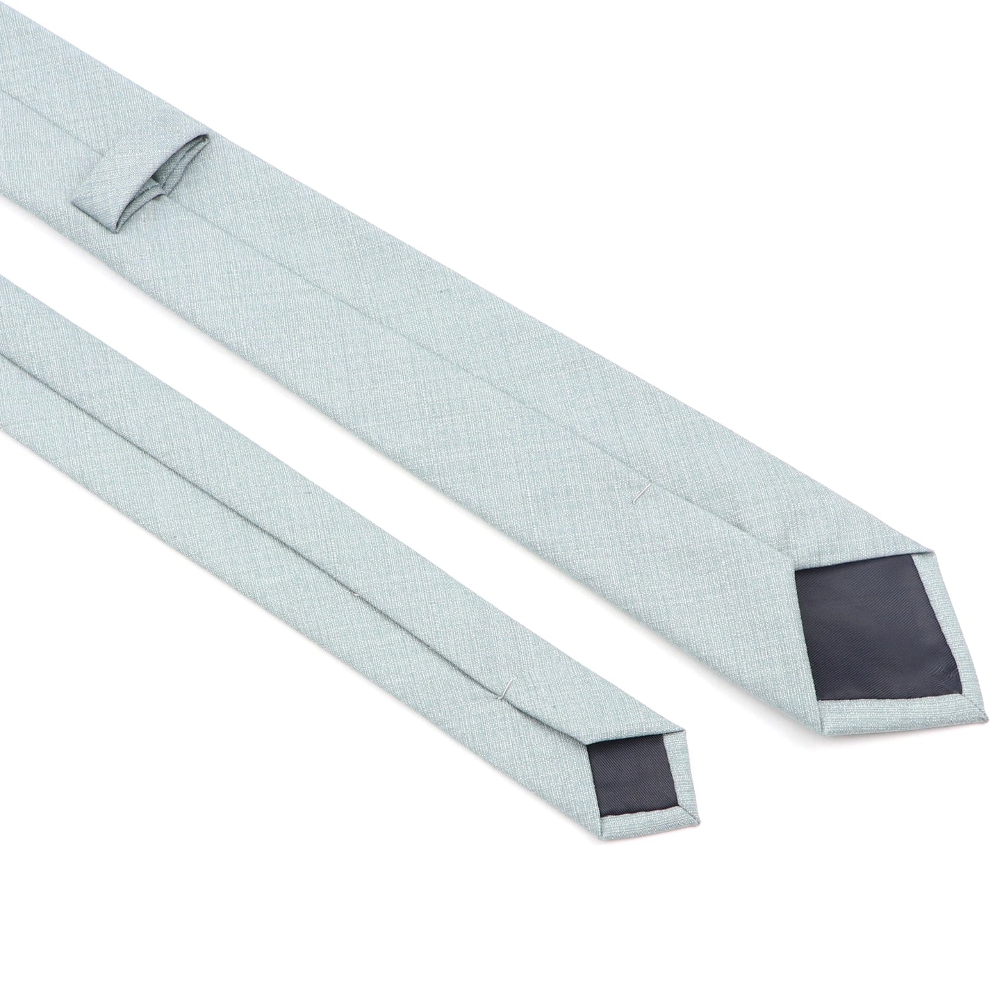 Skinny Solid Color Necktie for Casual Wedding Suit