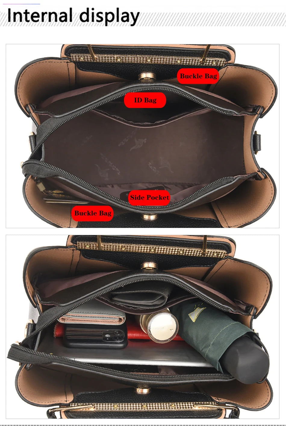 Sacs à main de luxe en cuir souple pour femmes