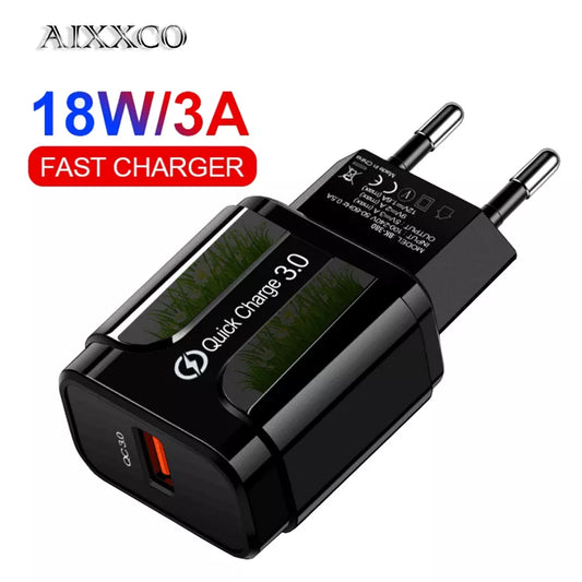 5V 2A EU 2 USB Power Adapter - Fast Mobile Phone Wall PD Charger