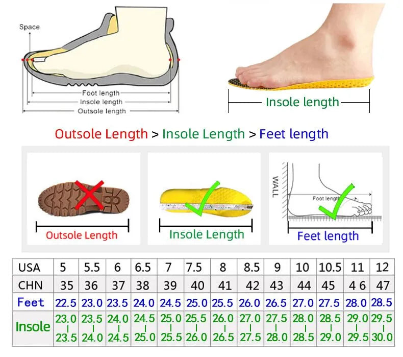 Chaussures de sport antidérapantes légères