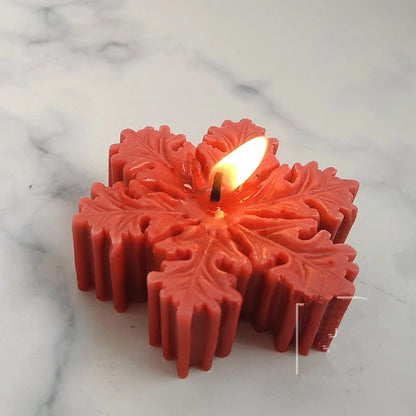 Christmas Snowflake Silicone Candle & Soap Mold