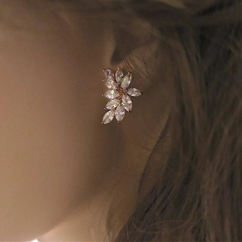 Chic Leaf Stud Earrings