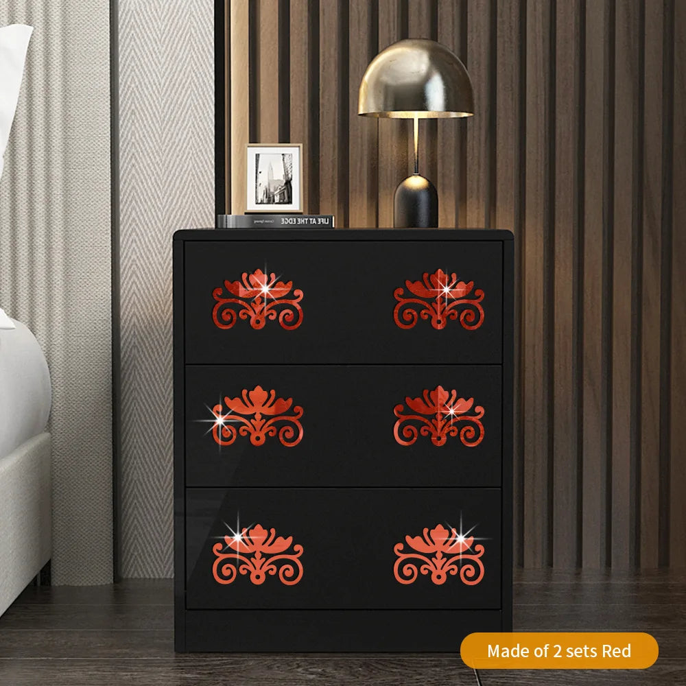 Acrylic 3D Wall Stickers for Furniture and Mirror Decor