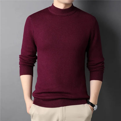 Men’s Cashmere Half Turtleneck Sweater