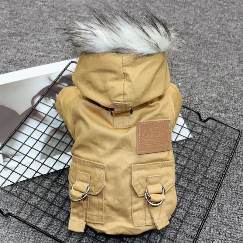 Winter Puppy Dog Coat Jacket Hoodie