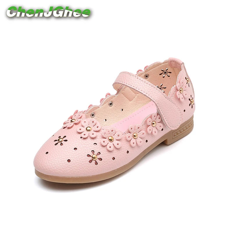 Chaussures en cuir pour filles - Mocassins souples pour filles