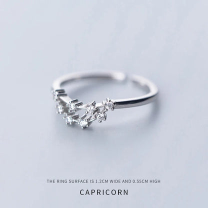 Women's 925 Sterling Silver Cross Flower Rings