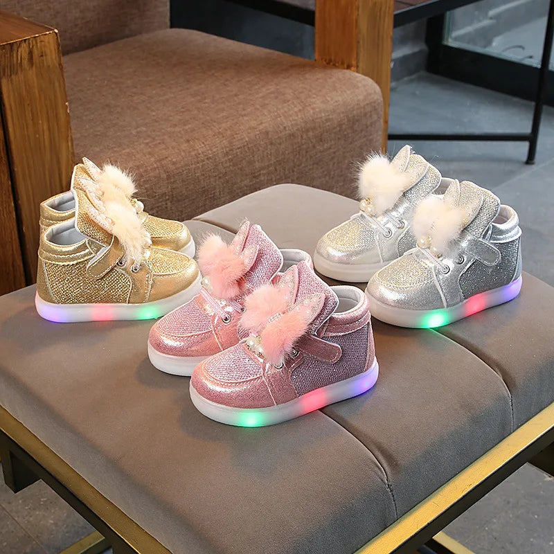 Led-Sneaker für Mädchen – Kinderschuhe mit Hintergrundbeleuchtung