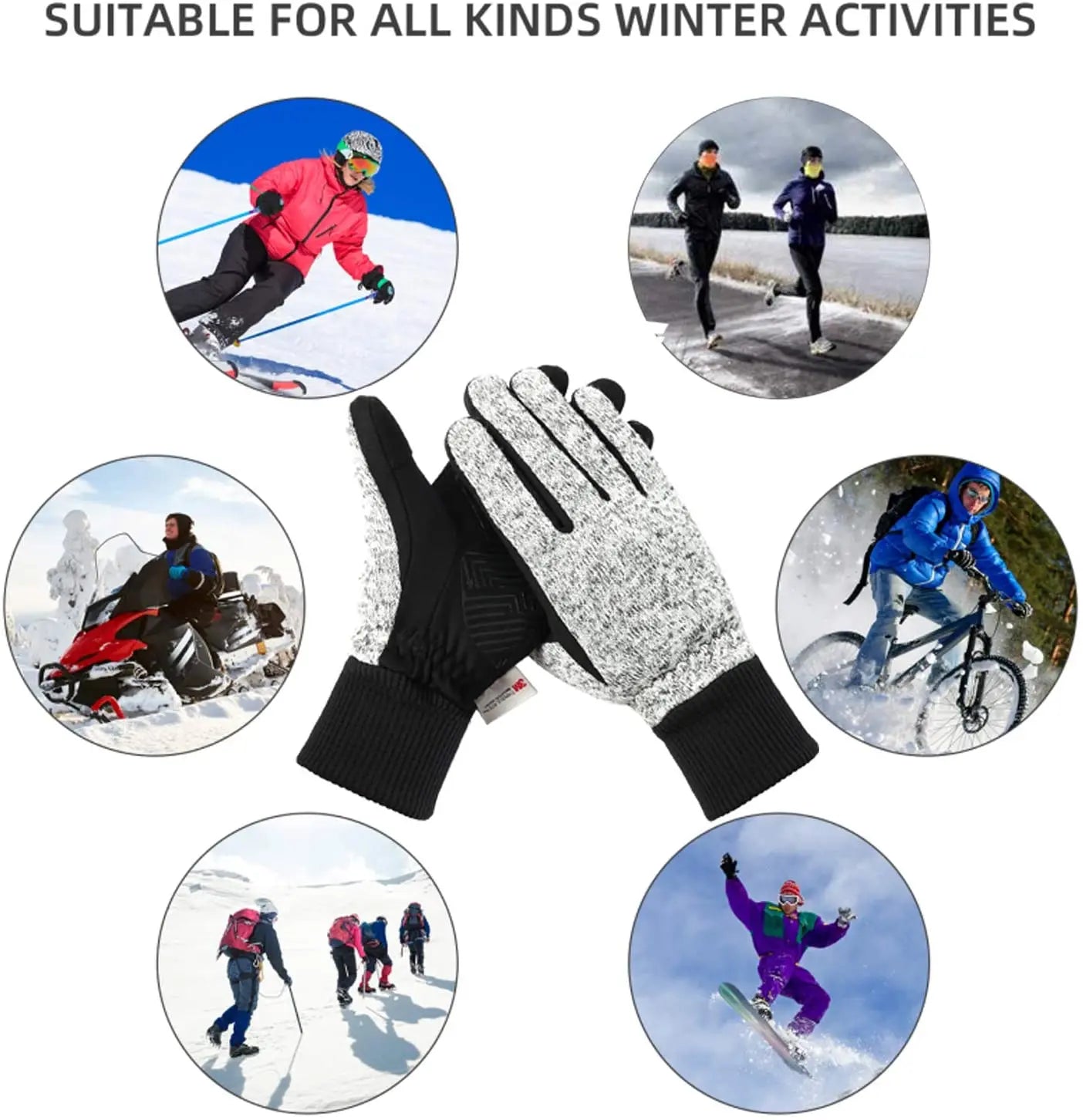 3M Thinsulate Winter Cycling Gloves Warm & Durable