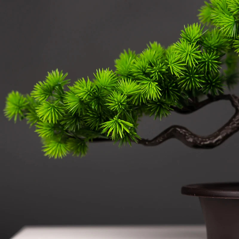 27cm Artificial Pine Bonsai Tree for Home and Desktop Decor