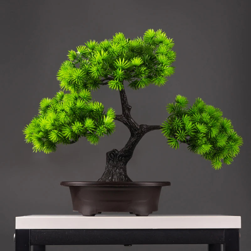 27cm Artificial Pine Bonsai Tree for Home and Desktop Decor