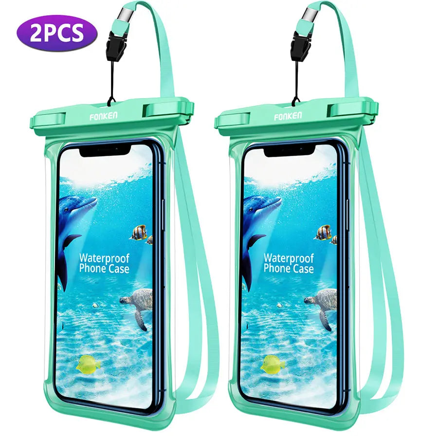 Underwater Snow Rainforest Dry Bag Swimming Pouch Big Waterproof Phone Case