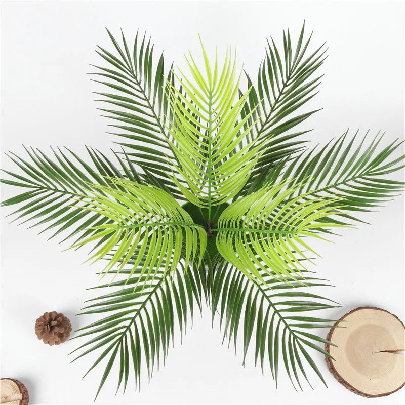 Fake Palm Branch for Home & Garden Decor