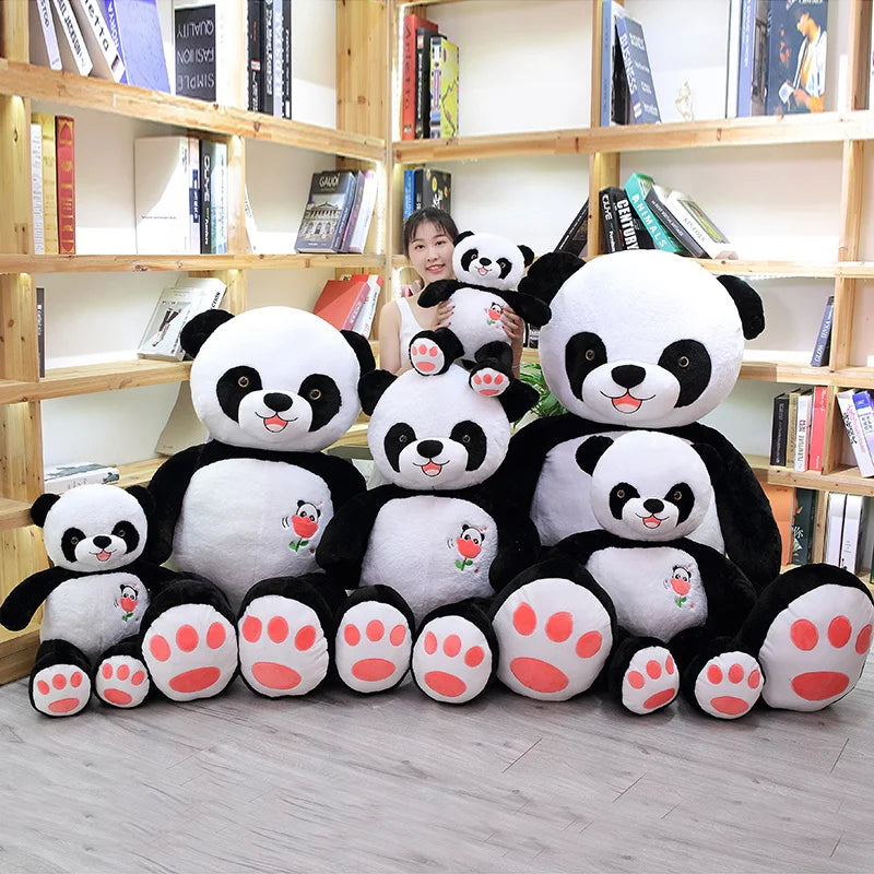 Süße große Panda-Puppe – Plüschtier-Kissen