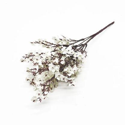 Fleurs artificielles de gypsophile en soie rose en petits bouquets
