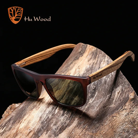 Polarisierte UV400-Sonnenbrille für Herren aus Holz