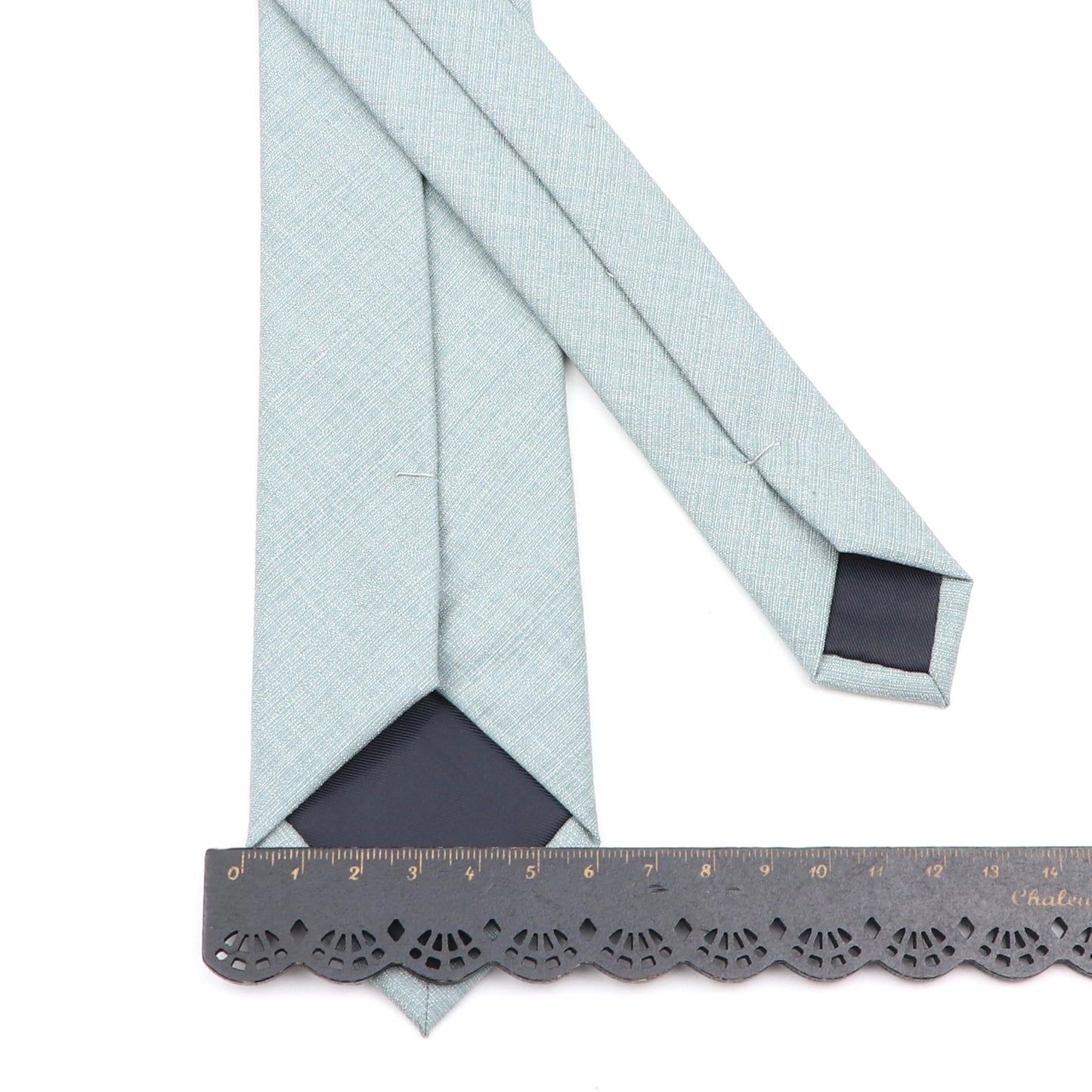 Skinny Solid Color Necktie for Casual Wedding Suit