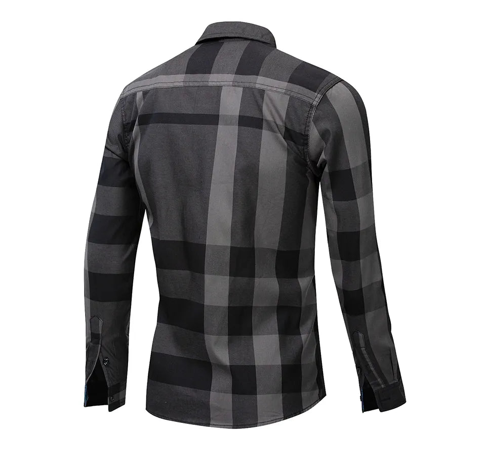 Long Sleeve Casual Men Slim Fit Shirts