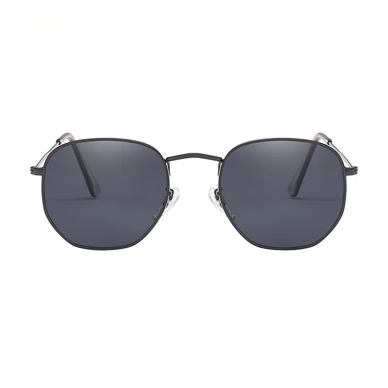 Metal Frame Black Sunglasses for Men & Women