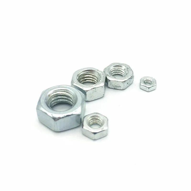 Carbon Steel Hexagon  M2 to M12 Nuts