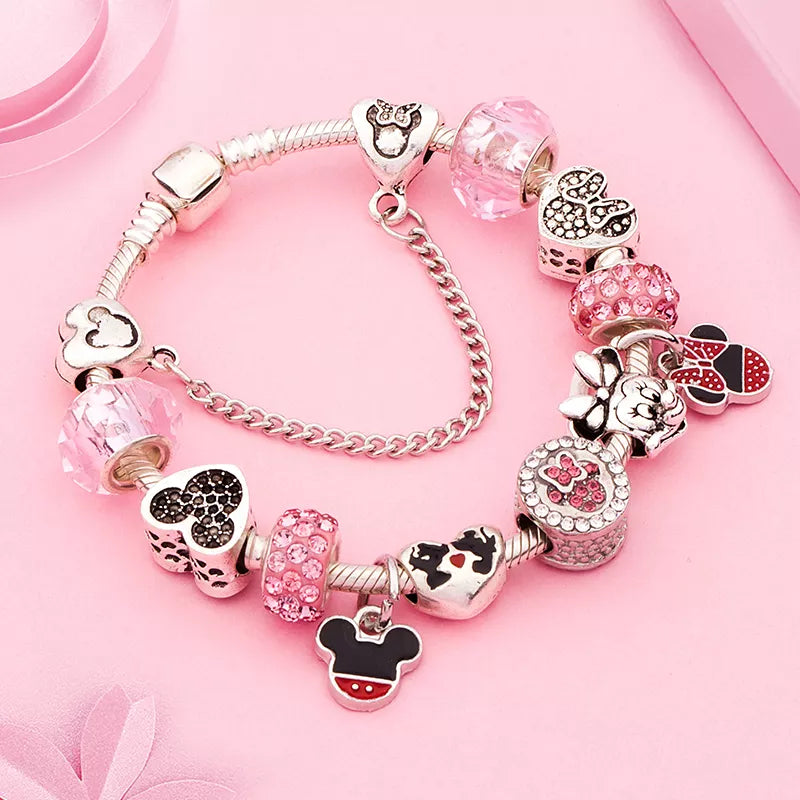 Women's Crystal Bead Charm Bracelets