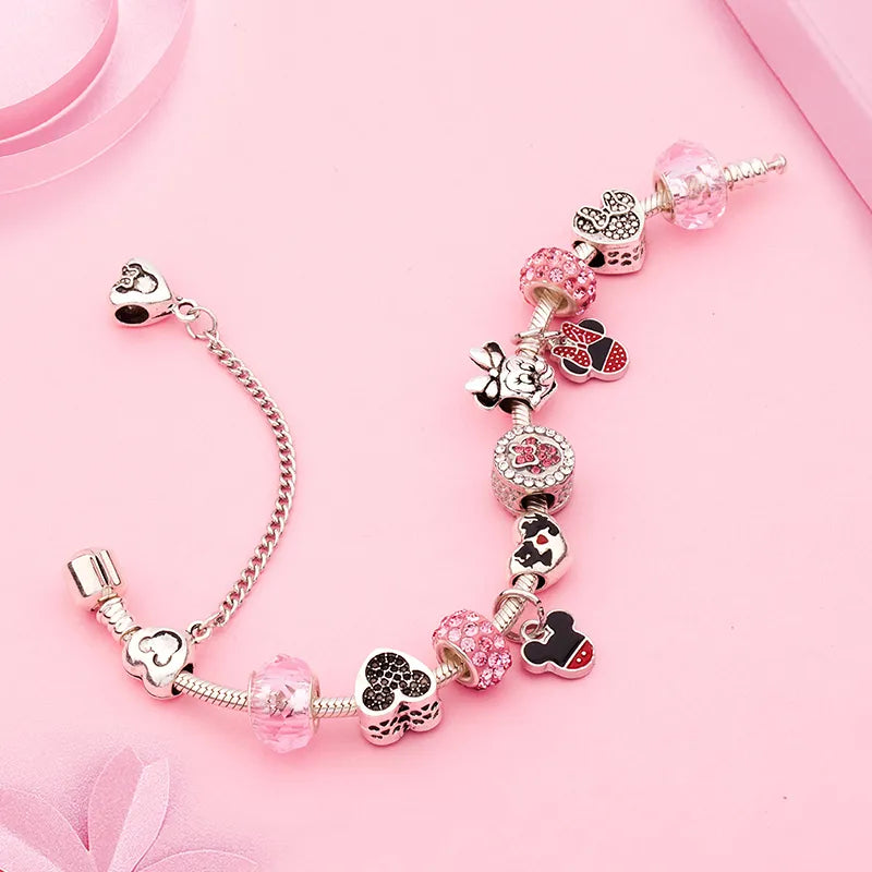 Women's Crystal Bead Charm Bracelets