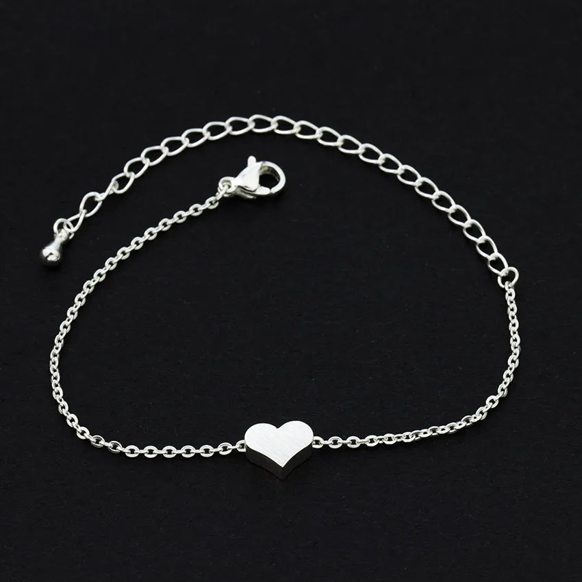 V Attract Mini Love Heart Statement Bracelets