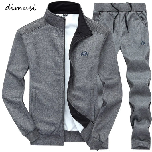 Survêtement automne-printemps pour homme DIMUSI : sweat-shirt et pantalon de survêtement